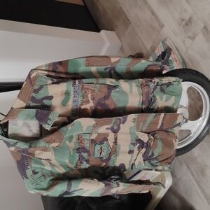 Vintage Camouflage Military Style Jacket